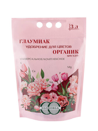 Глаумиак Органик удобрение для Цветов - 3Л